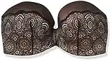 Wonderbra Women's Ultimate Strapless Lace Bra, Black, 34DD