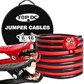 TOPDC Jumper Cables 16 Feet 6 Gauge Heavy Duty Booster Cable with Carry Bag (6AWG x 16Ft)