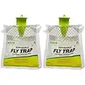 RESCUE! Outdoor Disposable Fly Trap, Green, 2 Pack