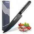 TANSUNG Coltello da Cucina,Coltello da Chef Professionale da 7 Pollici,Lama 19cm con Acciaio Composito Tedesco ad Alto Contenuto di Carbonio,Manico Ergonomico con Impugnatura Comoda, Acuto e Forte