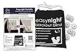 easynight Tragbare Verdunklungsfolie für Fenster, für Reisen, Größe L 2m x 1.45m