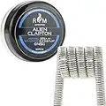 Prebuilt Alien Clapton Coils 0.45Ω A1 10pcs for RDA RBA RDTA Tanks - Prebuilt Coil Vaping Accessories - Plastic Tub (10PCS Alien Clapton)