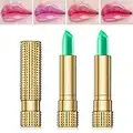 3PCS Aloe Vera Lipstick,Color Changing Lip Balm,Moisturizer Nutritious Magic Long Lasting Lip Stain Lipstick,Magic Lipstick City Lips Color Waterproof Lip Makeup