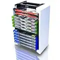 ADZ Game Storage Tower – Universal Games Storage Tower – Stores 12 Game or Blu-Ray Disks – Game Tower Rack for PS4, PS5, Xbox One, Xbox Series X/S, Switch Games and Blu-Ray Cases