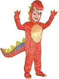 Amscan - 844661-55 - Costume de dinosaure en dinomite - 4-6 ans, Orange