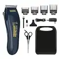 Wahl Deluxe Pro Series Cordless Lithium Ion Clipper Kit for Dog Grooming at Home with Heavy Duty Motor, Self-Sharpening Blades, and 2 Hour Run Time – Model 9591-2100