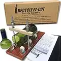 Glass Bottle Cutter Kit: Beer & Wine Bottle Cutter Tool to Make Glasses + Edge Sanding Paper & Spring-Force Technology Kit