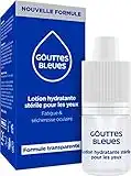 Gouttes Bleues - LOTION HYDRATANTE STERILE POUR LES YEUX - Fatigue - Sécheresse Oculaire - 10 ml