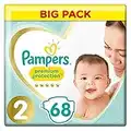 Pampers New Baby Diapers Size 2 (4-8 kg) - Jumbo Pack (x68 Diapers)