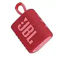 JBL GO 3 Speaker Bluetooth Portatile, Cassa Altoparlante Wireless con Design Compatto, Resistente ad Acqua e Polvere IPX67, fino a 5 h di Autonomia, USB, Rosso