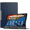 MoKo Funda para Lenovo Yoga Smart Tab 10.1 (YT-X705F) Tableta, Ultra Slim Ligera Función de Soporte Protectora Plegable Cover Cubierta Durable - Índigo