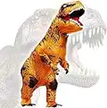 actoper T-Rex Inflatable Dinosaur Party Costume Adult Fancy Dress (Brown)