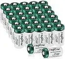 Rapthor CR123A 3V Lithium Battery 1650mAh High Lithium 3V 123a Batteries with Built-in PTC for Flashlight Toys Alarm System Microphones 32Pack