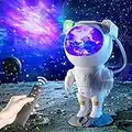 Dienmern LED-Sternenhimmel Projektor Astronaut, Galaxy Light mit Fernbedienung und Timer, Sternenprojektor Kinder und Erwachsene, Smart Star Projector Weiß, Sternlichtprojektor