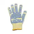 ACMEDE - 1 Paire Gants Anti Chaleur De Mains Protection Sécurité Cinq Doigt Gants de Cuisine Grill Travail Résistant jusqu'à 350°C Bande de Silicone Anti-dérapant Légers et Flexibles