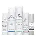 Vibriance Premium Skincare Bundle | Super C All-in-One Serum, Moisturizing Cleanser, Moisturizing Cream, Sheer Zinc Sunscreen, Age Defying Serum | Heal, Hydrate, Protect & Rejuvenate