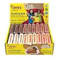 Jovi - Confezione di plastilina a base vegetale, 18 palline da 50 grammi, colori multiculturali, senza glutine (70/18M)