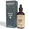 GoNaturals Organic Black Seed Oil, Aceite de Comino Negro 100% Puro Prensado en Frío - Aceite Vegetal Nigella Sativa - Aceite de Grosella Negra para Cuidado Piel y Cabello - Aceite Comino Negro, 100ml