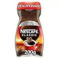 Nescafé Classic Café Soluble, Descafeinado, 200g