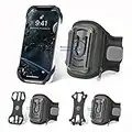 CHULN Fascia da Braccio Sportiva, Rotazione a 360° Fascia Porta Cellulare Fascia da Braccio Regolabile per iphone 13 Pro/13/12 Pro /12/11 Pro Max/11 Pro/11/Samsung Galaxy e Altri Modelli di Smartphone