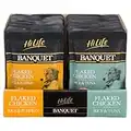 HiLife Banquet Adult Wet Dog Food, Flaked Chicken Breast with Rice & Tuna / Flaked Chicken Breast with Rice & Pumpkin, Made With 100% Natural Ingredients (30 Pouches x 100g)