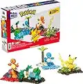 MEGA Pokémon Action Figure Building Toys Set, Kanto Region Team With 130 Pieces, 4 Poseable Characters, Gift Ideas For Kids