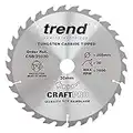 Trend CraftPro Ripping TCT Circular Saw Blade for Table Saws, 250mm x 30 Teeth x 30mm Bore, Tungsten Carbide Tipped, CSB/25030