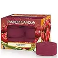 Yankee Candle candeline profumate tea light | Amarena | 12 pezzi