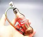 YEESAM ART Glass Bottle Smoking Pipe, Health Water Pipes Oil Rig Bong Hookah