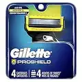 Gillette Fusion Proshield Men's Razor Blade Refills, 4-Count