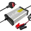 YZPOWER 14.6V 20A LiFePO4 Battery Charger, 12V LiFePO4 Lithium Iron Battery Maintenance Smart Charger For Boats RVs, Commercial Vehicles, Deep Cycle Rechargeable Batteries