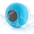 Neuftech Bluetooth 5.0 Cassa Altoparlante Impermeabile da Doccia - Wireless Speaker Waterproof Con Microfono Integrato Per Smartphone iphone,Samsung, HTC, Mp3 Player ecc - Azzurro