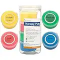 FlintRehab Pâte Intelligente, Pâte à Modeler Anti Stress de Première Qualité (4 Pots de 85 g), Objet Satisfaisant pour l’Exercice des Mains et la Réduction du Stress