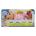 Baby Alive Sweet ‘n Snuggly Baby, Soft-Bodied Washable Doll, Includes Bottle, First Baby Doll Toy for Kids 18 Months Old and Up, Pink