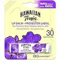 Hawaiian Tropic Lip Balm - Bálsamo Protector Solar de Labios SPF 30 , Sabor Tropical , 4 gr