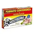 Nostromo - Tonno all'olio di oliva, 7 lattine da 70gr. Formato multipack. Fonte di proteine, senza conservanti.