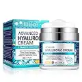 Crema de ácido hialurónico - Hidratante de ácido hialurónico y crema antienvejecimiento para rostro, cuerpo, manos Extracto de piel Crema facial hidratante, piel suave y vitalidad