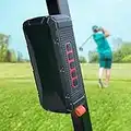 Dprofy Pro Portable Magnetic Bluetooth Golf Speaker Wireless Waterproof IPX6/Shockproof - 3rd Generation Magnetic Golf Speakers for Golf Cart 24 Hour Playtime Golf Accessories Golf Gifts (Black)