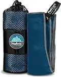 Youphoria Microfiber Travel Towel Fast Drying Lightweight - Quick Dry Towel for Camping, Beach, Backpacking, Hiking, & Sport