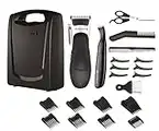 Remington Stylist Hair Clippers, Cordless Use with 8 Comb Lengths and Detail Trimmer, 25 Piece Grooming Kit - HC366