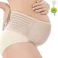 WANYI Ceinture Femme Enceinte 120CM Ceinture Grossesse de Soutien Lombaire et Abdominal-Ceinture de Maternité Soutien pour Nouvelle Mère Avant et Après Naissance Dimniuer la Douleur (Marron)XL