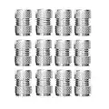 12PCS Car Tire Valve Stem Caps, Aluminum Alloy Auto Wheel Air Pressure Protection Screw Shape Caps, Metal Corrosion Resistant Dust Proof, Universal Fit for Vehicle Truck Motorcycle Bike