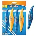 BIC Wite-Out Brand Exact Liner Correction Tape, 19.8 Feet, 4-Count Pack of white Correction Tape, Fast, Clean and Easy to Use Tear-Resistant Tape Office or School Supplies