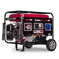 Böhmer-AG 9000W-E Petrol Generator 8.5Kw 12V DC Output Electric Key Start Outdoor 10.5 kVA 17Hp 4-Stroke OHV Engine with 1 UK 240V Standard Plug & a 32 Amp Plug Socket