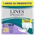 Lines Specialist Pannolone Incontinenza a Mutandina Uomo Donna, Taglia L x24+4