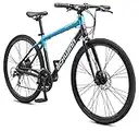 Schwinn Volare 1500 Mens and Womens Hybrid Sport Bike, 28-Inch Wheels, 17.5-Inch Aluminum Frame, Teal/Grey