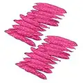 Locisne 20pcs No Heat Curlers You Can Sleep in, Hair Rollers for Long Hair DIY(Pink)