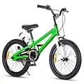 RoyalBaby bicicletta per bambini ragazza ragazzo Freestyle BMX bicicletta bambini bici per bambini 18 pollici verde