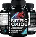 Extra Strength Nitric Oxide Supplement L Arginine 3X Strength - Citrulline Malate, AAKG, Beta Alanine - Premium Muscle Supporting Nitric Booster for Strength & Energy to Train Harder - 180 Capsules