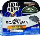 Hot Shot 95789 Mini cebo ultra líquido para cucarachas, 6 unidades.